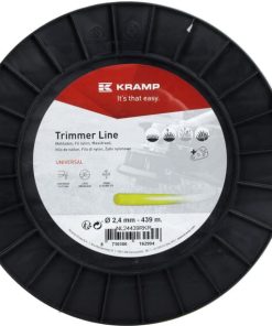 Hilo de corte, Ø2.4mm x 439m, redondo, amarillo, Kramp 17 Hilo de corte, Ø2.4mm x 439m, redondo, amarillo, Kramp