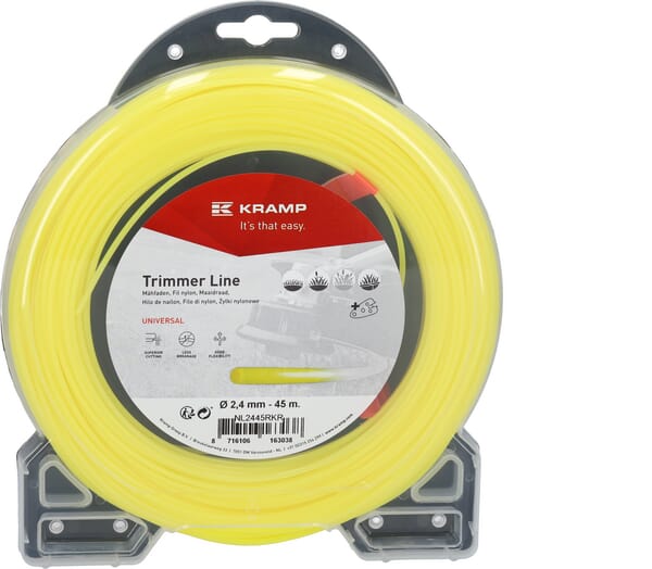 Hilo de corte, Ø2,4 mm x 45 m, redondo, amarillo,, Kramp 6 Hilo de corte, Ø2,4 mm x 45 m, redondo, amarillo - Imagen 6