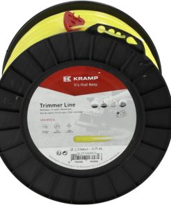 Hilo de corte, Ø2.65mm x 358m, redondo, amarillo, Kramp
