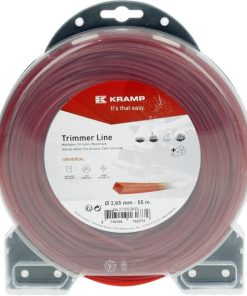 Hilo de corte, 2.65mm x 55m, cuadrado, rojo, Kramp