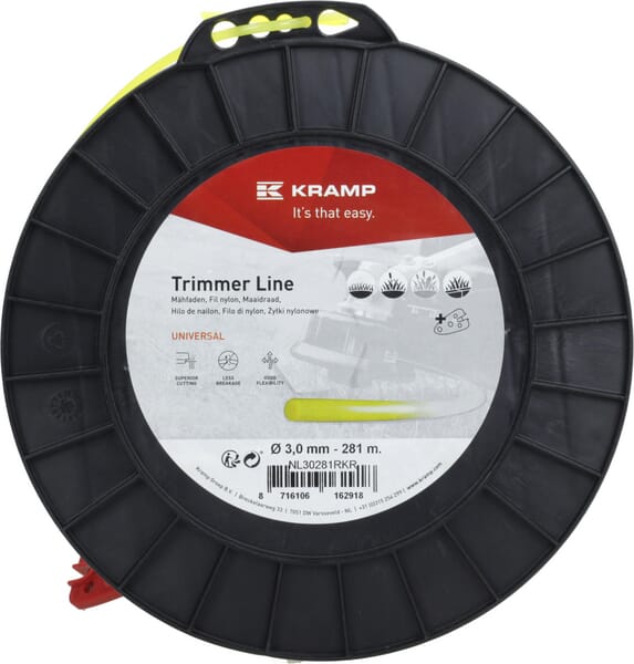 Hilo de corte, Ø3mm x 281m, redondo, amarillo, Kramp 10 Hilo de corte, Ø3mm x 281m, redondo, amarillo, Kramp - Imagen 10
