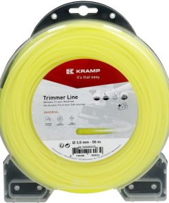 Hilo de corte, Ø3mm x 56m, redondo, amarillo, Kramp 18 Hilo de corte, Ø3mm x 56m, redondo, amarillo, Kramp