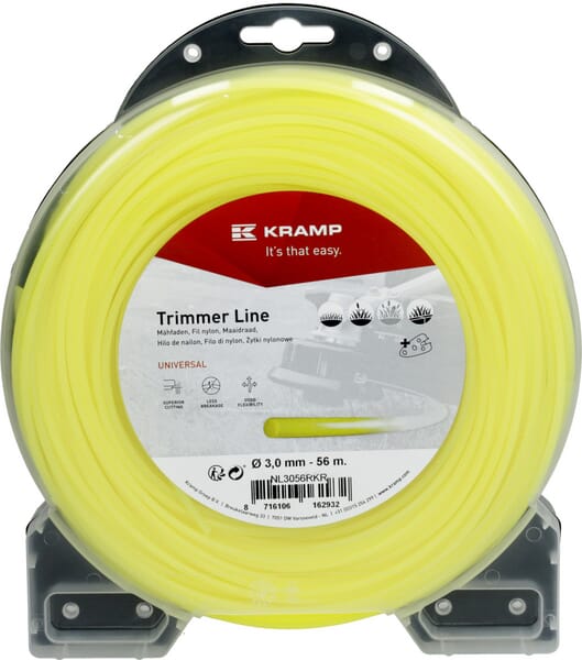 Hilo de corte, Ø3mm x 56m, redondo, amarillo, Kramp 9 Hilo de corte, Ø3mm x 56m, redondo, amarillo, Kramp - Imagen 9