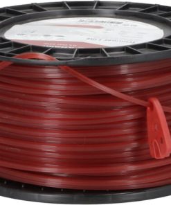 Hilo de corte, 3.3mm x 109m, cuadrado, rojo, Kramp 17 Hilo de corte, 3.3mm x 109m, cuadrado, rojo, Kramp