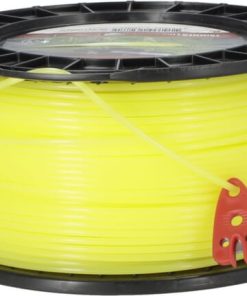 Hilo de corte, Ø3.3mm x 139m, redondo, amarillo, Kramp