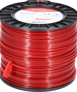 Hilo de corte, 3.3mm x 182m, cuadrado, rojo, Kramp 13 Hilo de corte, 3.3mm x 182m, cuadrado, rojo, Kramp