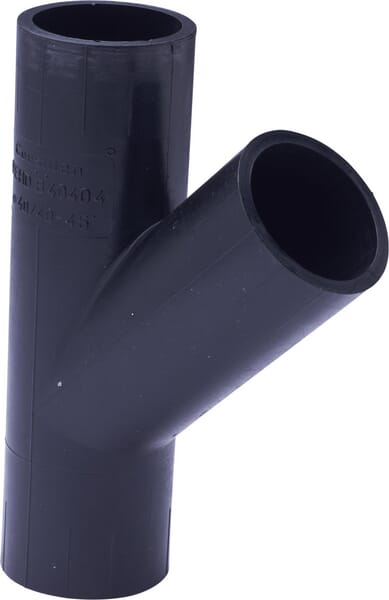 Unión "Y" plástico Ø40 exterior para venturi de abono 4 Unión "Y" plástico Ø40 exterior para venturi de abono - Imagen 4