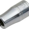 Llave de vaso hexagonal 6mm, cuadradillo 1/4" OGV GRIP