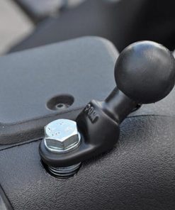 Montaje para espejo con orificio de 9 mm, bola B/1"
