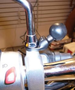 Montaje para espejo con orificio de 9 mm, bola B/1"