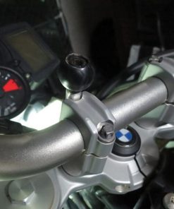 Base para moto con orificio y tornillo de M8, bola B/1"