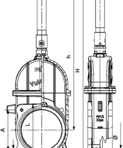 Válvula de compuerta hidráulica 8" VULCANO 5 Válvula de compuerta hidráulica 8" VULCANO