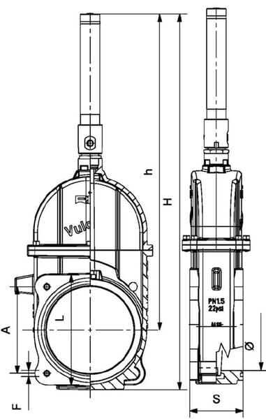 Válvula de compuerta hidráulica 8" VULCANO 3 Válvula de compuerta hidráulica 8" VULCANO - Imagen 3