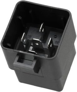 Mini relé 12 V, conmutable, 30/40 A, con resistencia, con marco enchufable y soporte