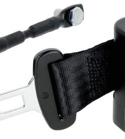 Cinturón de seguridad negro retráctil 2 puntos - Imagen 4