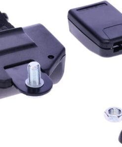 Cinturón de seguridad negro retráctil 2 puntos 8 Cinturón de seguridad negro retráctil 2 puntos