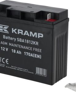Batería libre de mantenimiento 12V 18Ah 140A, Kramp 30 Batería libre de mantenimiento 12V 18Ah 140A, Kramp