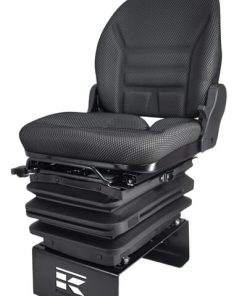 Asiento K-Lux, suspensión neumática, 485 mm, 12 V, negro