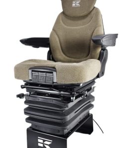 Asiento K-Lux, suspensión neumática, 520 mm, 12 V, beige
