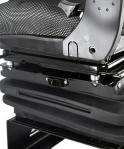 Alternative view of Asiento K-Lux, con suspensión neumática, 490 mm, 12 V, negro