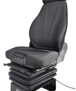 Asiento K-Lux, suspensión neumática, 520 mm, 24 V, negro