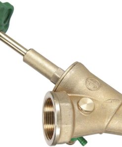 Llave de paso SSVE 45° 1.1/2" + purgador