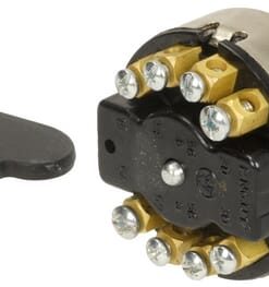 Interruptor de encendido con llave, 12/24 V, 4 posiciones, 16 A, terminales de tornillo