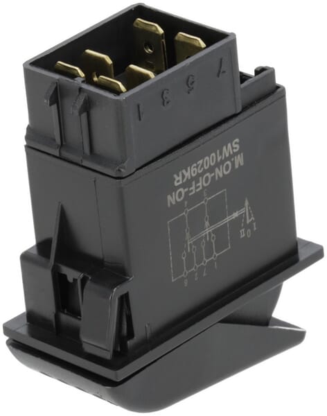 Interruptor basculante, (I)-0-II, 8 polos, función iluminación, con bombilla 5 Interruptor basculante, (I)-0-II, 8 polos, función iluminación, con bombilla - Imagen 5