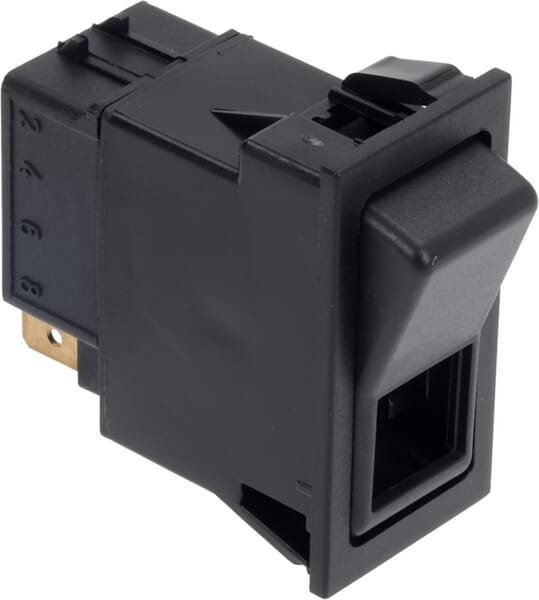 Interruptor basculante, II+I-0, apagado-encendido-encendido, 12 V, 5 polos, función iluminación, con bombilla 9 Interruptor basculante, II+I-0, apagado-encendido-encendido, 12 V, 5 polos, función iluminación, con bombilla - Imagen 9