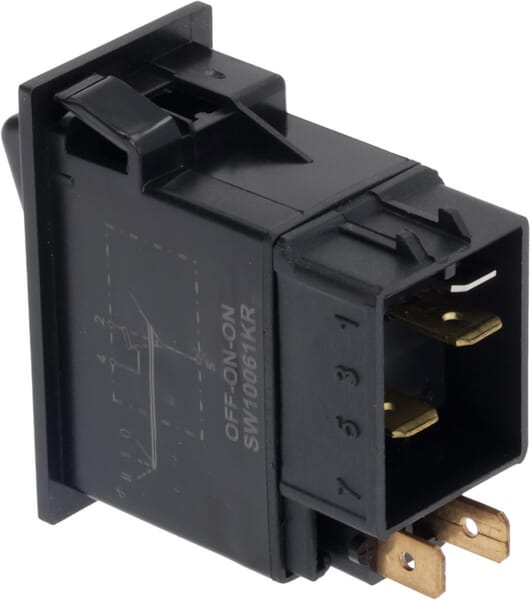Interruptor basculante, II+I-0, apagado-encendido-encendido, 12 V, 5 polos, función iluminación, con bombilla 10 Interruptor basculante, II+I-0, apagado-encendido-encendido, 12 V, 5 polos, función iluminación, con bombilla - Imagen 10