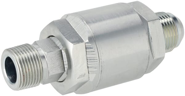 Conector giratorio M 3/4 NPT x M 1-1/16 JIC 4 Conector giratorio M 3/4 NPT x M 1-1/16 JIC - Imagen 4