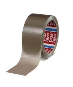 Cinta PP termoadhesiva ruidosa, marrón, 66 m x 50 mm, TesaPACK®