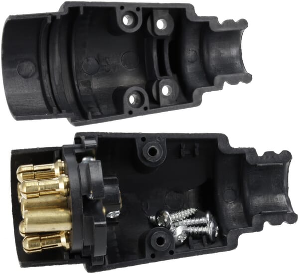 Enchufe de remolque de 7 polos, plástico, 12 V, terminales roscadas 6 Enchufe de remolque de 7 polos, plástico, 12 V, terminales roscadas - Imagen 6