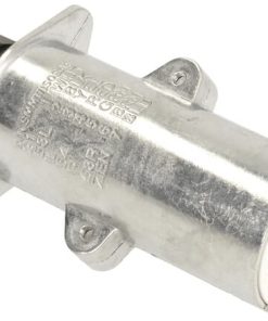 Conector de remolque de 7 polos, aluminio, 24 V, terminales roscadas