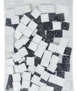 Brida sujetacables adhesiva 2,5 mm, 100 uds.