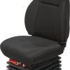 Asiento con suspensión mecánica, textil