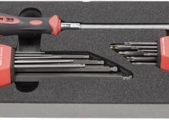 Juego de llaves hexagonales y Torx 18 piezas