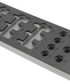 Incrustación de espuma para llaves de vaso/Torx 1/2", 16 piezas