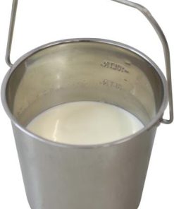 Cubo de 12.3L, acero inox.