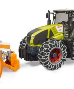 Claas Axion 950 + cadenas de nieve