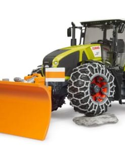 Claas Axion 950 + cadenas de nieve