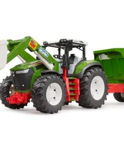 Roadmax tractor con cargador frontal y remolque