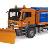 Servicio de invierno con cuchilla de arado MAN TGS