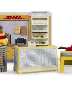 Tienda DHL con carretilla para palets manual, bworld