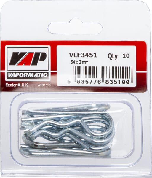 Clip en "R" Ø3x55mm (10 uds.) 4 Clip en "R" Ø3x55mm (10 uds.) - Imagen 4