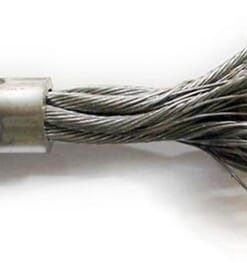 Mechón de maleza 160x16mm alambre trenzado 10x