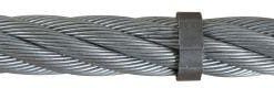 Mechón de maleza Cramer 165x16mm alambre trenzado 10x