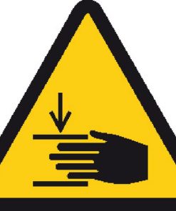 Autoadhesivo de advertencia 50 mm