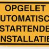 Autoadhesivo autom. de inicio de instalación