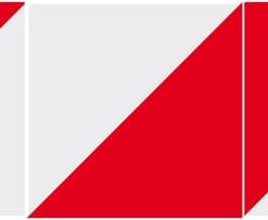 Peg. advert. izq. 141x423 mm